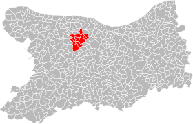 Localisation de Communauté de communes entre Thue et Mue