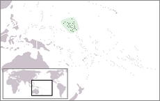 Маршалловы Острова на карте мира