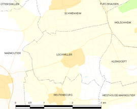 Mapa obce Lochwiller