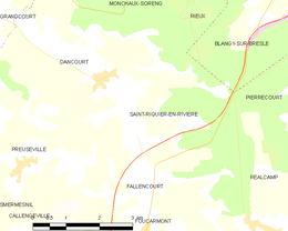 Saint-Riquier-en-Rivière – Mappa