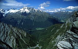 Údolí Matukituki v národním parku Mount Aspiring