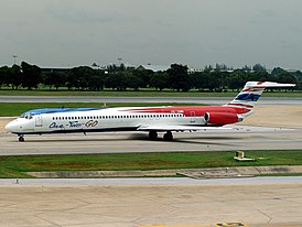 MD-82 авиакомпании One-Two-GO Airlines, идентичный разбившемуся