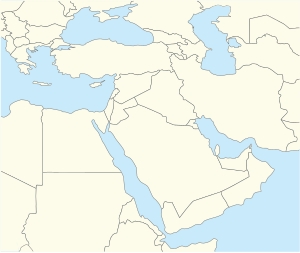 ثقافة كبارية على خريطة الشرق الأوسط