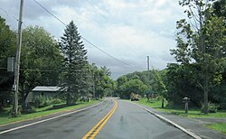 Hamlet of Forge Hollow in town of Marshall