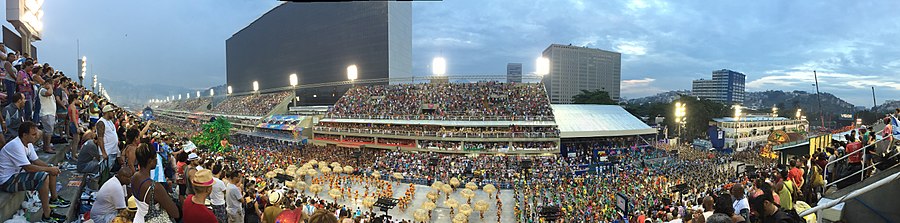 Samba Parade at the Sambódromo (Sambadrome) during the Rio Carnival