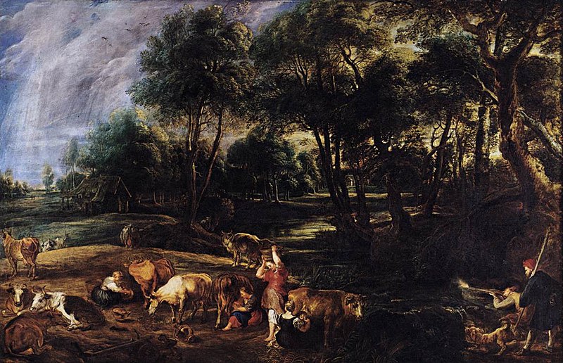 File:Peter Paul Rubens - Landscape with Cows and Wildfowlers - WGA20402.jpg