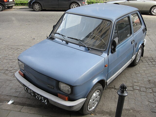 FilePolski Fiat 126 BIS on Pomorska street in Krak wjpg