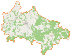 Mapa lokalizacyjna powiatu białogardzkiego