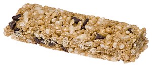A chocolate chip granola bar made by Quaker Oats.
