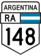 National Route 148 shield}}
