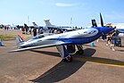 Die Rolls-Royce ACCEL hatte am 15. September 2021 ihren Erstflug und stellte im November 2021 in ihrer Klasse Group 6 Electric mehrere Geschwindigkeitsweltrekorde auf (Bild vom 17. Juli 2022 beim Royal International Air Tattoo 2022) KW 50 (ab 11. Dezember 2023)