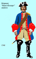 l' uniforme par application de 1740