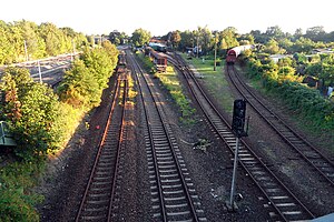 Selbe Stelle am 20. August 2011, die alten Gleise der Strecke LLP sind abgebunden