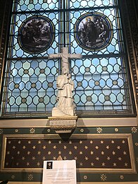 Estatua del altar de San Francisco Régis Clet en la Capilla de San Vicente Paúl de París