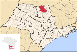 São Joaquim da Barra – Mappa