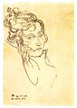 Едит Шиле на умирање. последниот цртеж на Шиле, 1918