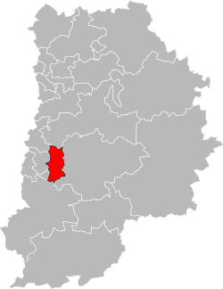 Location of canton of Melun in the department of Seine-et-Marne