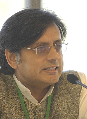Shashi Tharoor at the MEDEF Université d'été