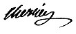 Signature de Jean-Claude Cherrier