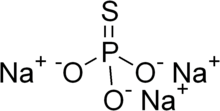 Molecular model of sodium monothiophosphate