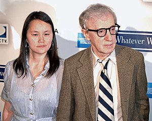 Soon-Yi Previn and Woody Allen at the 2009 Tri...