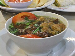 Soto Padang, soto daging sapi