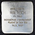 Der Stolperstein für Max Reich