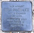 Stolperstein für Erna Panthauer