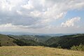 Panorama planine Suvobor jugoistočni obronci - mjesto Planinica