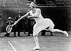 Suzanne Lenglen in action