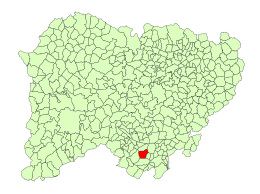 Horcajo de Montemayor - Localizazion