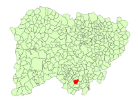 Localisation de Horcajo de Montemayor