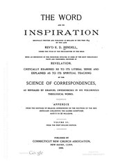 The Word and its Inspiration vol 3