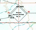 1957 USGS topo map of Marana Auxiliary Airfield No 5