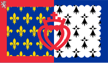 Description de l'image Unofficial flag of Pays-de-la-Loire.svg.