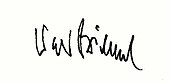 signature de Walter Biemel