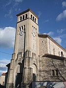 Église du Sacré-Cœur de Frayol, avant démolition.