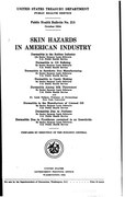 Skin Hazards in American Industry (1934)