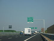 De A4 ter hoogte van A27