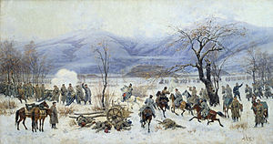 Сражение у Шипки-Шейново 28 декабря 1877 года (Кившенко А. Д., 1894).