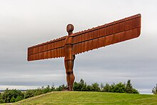 The Angel of the North by Antony Gormley, 1998 Angel of the North 2016 006.jpg