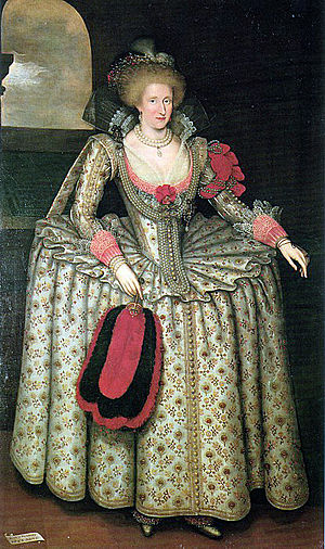 English: Anne of Denmark, Queen of England, Ma...