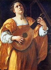 A. Gentileschi, Sainte Cécile, 1620