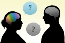 Image of two people with speech bubbles