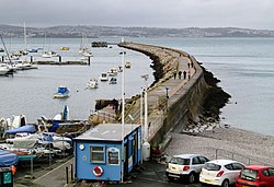 Brixham Breakwater seen from Berry Head Rd