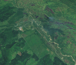 Sebuah gambar satelit dari Bulolo