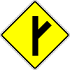 Road junction on the right