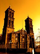 La cathédrale de Puebla.