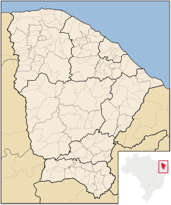 Mapa do Ceará