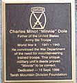 Charles Minot Dole grave marker